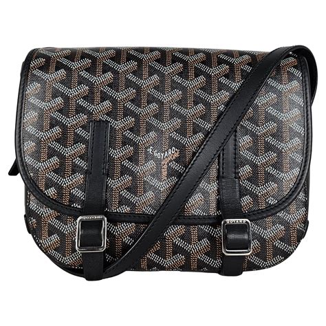 black goyard pm|black goyardine belvedere.